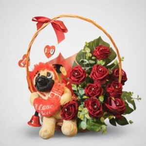the pug & petals trio